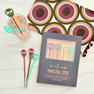 Cocktail Napkins, Coasters x Swizzle Sticks