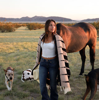 The Sahara - Handwoven Throw Blanket Made In Mexico!