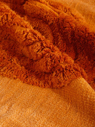 Burnt Orange Boho Cotton Throw! - Holt x Palm -  Get cozy with this Burnt Orange Boho Cotton Throw! Perfect for adding a pop of vintage vibes and warmth to your home decor. This throw blanket is sure to be your new favorite accent piece. (P.S. It's also great for snuggling up with on chilly nights!) Material - Hand Spun Cotton SIZE - L 67" x W 52" (170 x 130 cm)