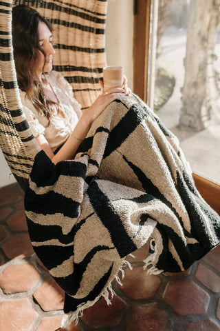 The Sahara - Handwoven Throw Blanket Made In Mexico!