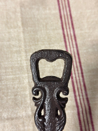 Creative Cast Iron Bottle Opener - Holt x Palm -  Creative Cast Iron Bottle Opener is made of high-quality iron material, strong and durable, and has a long service life. Used to turn on beer and soda, and can be used in home bars, kitchens, clubs and outdoors etc.