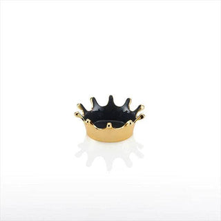 Basquiat Vibes Gold Crown Splash Bowl