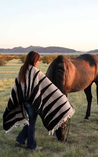 The Sahara - Handwoven Throw Blanket Made In Mexico!