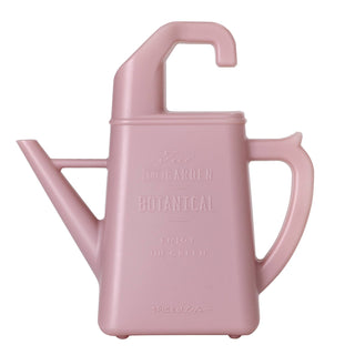 Hook Watering Can 1.7L: Smoke Pink - Holt x Palm -  Clever in shape, this is not your typical watering can! The lightweight Hook Watering Can is perfect for watering indoor/outdoor plants and flowers. Ideal for small spaces, the narrow/thin profile offers a small footprint for easy storage. When not in use, simply hook on an outdoor faucet or railing. Dimensions: w10" d3" h11" Volume: 1.7L