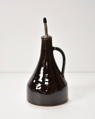 Oil Bottle - Holt x Palm -  This is a hand-thrown oil bottle! Some use it for olive oil, salad dressing, or vinegar.