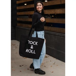 Black Rock & Roll Tote