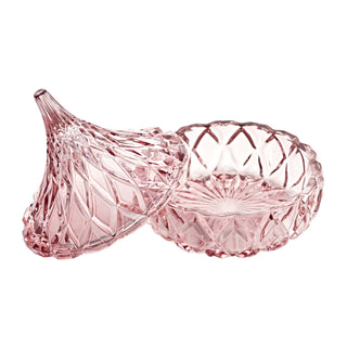 Hershey's KISSES Candy Dish - Multiple colors avail - Holt x Palm -  Available in Blue, Pink, Gold *Additional colors listed under separate item listing Non-leaded crystal - 4.96" D x 5.31 H Gift Guide - Gifts - Stocking Stuffer - Chocolate dish - Christmas Decor