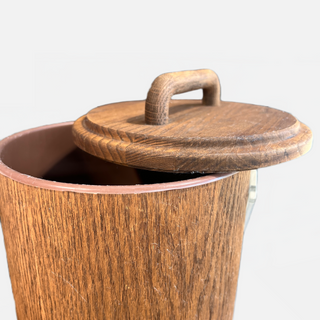 Vintage and Rustic Ice Bucket - Holt x Palm -  This Vintage and Rustic Ice Bucket is the coolest way to cool down! With its wood grain finish and mid century vibe, it's sure to give your space a totally amazeballs vibe. Keep it classic with a retro twist!