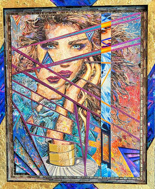 Fashionista - Original Artwork by Braydon Bugazzi - Holt x Palm -  Unleash your inner fashionista with this one-of-a-kind original artwork by Braydon Bugazzi. Featuring a cool mix of media and a unique style, this piece is the perfect addition to any art collection. Don't miss out on the opportunity to own a piece that is truly one of a kind!