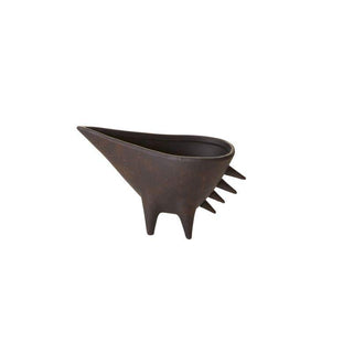 Funky Spiked Pot - Holt x Palm -  Dress up your living room with this unique, black, Terracotta spike-covered pot! It has an eye-catching, funky design that's sure to elevate your space without taking itself (or you!) too seriously. Add a touch of quirk to your home with the Funky Spiked Pot! Dimensions: 8.75" x 4.0" x 5.5" Opening Size: 6.5"x 2.5"