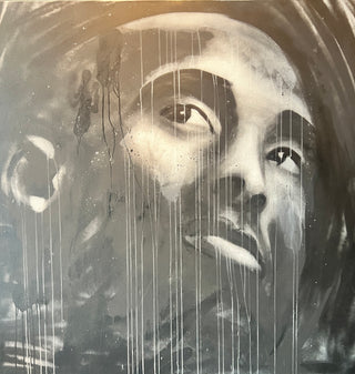 Kobe - Original Artwork by Shane Grammer - Holt x Palm -  Celebrate the legend. Kobe - Original Artwork by Shane Grammer is a mixed media piece measuring 48" x 48". Support local artist Shane Grammer, and honor the legendary Kobe Bryant with this exclusive artwork. Available for pickup only.