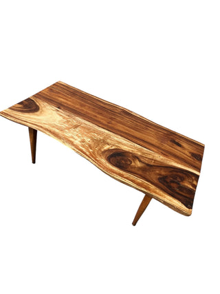 Live Edge Coffee Table - Holt x Palm -  Get your living room looking chic with a rustic touch! Our locally made Live Edge Coffee Table adds character to any space. Its unique live edge design will surely be a conversation starter during your next get-together. 47" Long x 26" Wide x 17.5" High