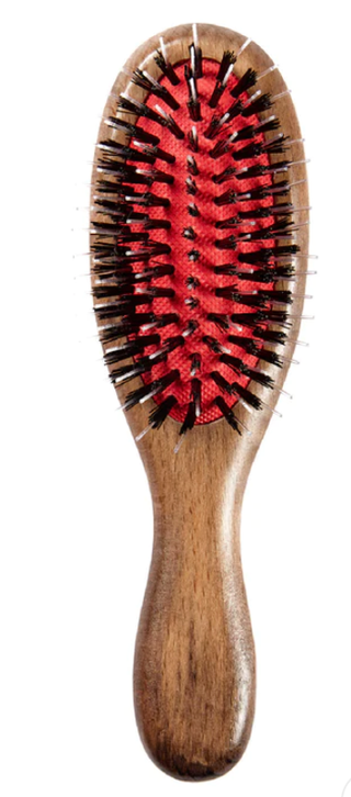 Free Your Hair Luxe Beech Wood  Engraved Hairbrush - Holt x Palm -  Make your self-care ritual extra special with the Free Your Hair Luxe Beech wood engraved hairbrush! With its unique design, specifically crafted to circulate blood flow to your scalp as you feed your soul with positive energy, you can feel pampered every day. Plus, with its engraved design, it will look amazing on your vanity while improving your scalp with every stroke of the brush! Now that's what we call a hair day made in heaven! 🤩