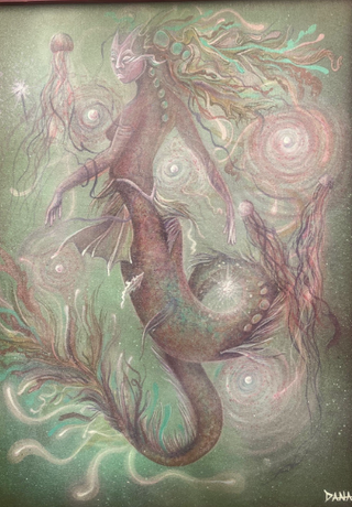 Guardian of the Depths - Original Artwork by Dana Burlingame