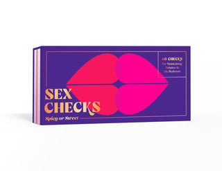 S*x Checks - Perfect for that Special Someone - Holt x Palm -  Issued by the “World Bank of Savings and Love” these playful checks offer a diverse portfolio of options for the shy and adventurous alike, with fill-in-the-blanks and check-box prompts. The checkbook includes 30 IOUs and 30 UOMEs, making it easy for you to get back what you give. Best of all, these checks are guaranteed not to bounce (unless you’re into that)! Available in the "Classic Edition" or the "Bedroom Edition" ;-)