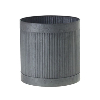 Sheet Metal Collection - Holt x Palm -  Unleash your outdoor green thumb potential with our Sheet Metal Pot. Made from sheet metal, its simple modern design adds a touch of style to any outdoor setting while providing practical potting features. It's perfect for any outdoor space. Available in 2 Styles: Pot - 11.75" x 12" Cart on Wheels - 14.25" x 24"