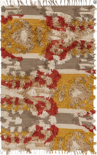 The Fable Rug by Justina Blakeney x Loloi - Holt x Palm -  Add a pop of color and personality to your space with The Fable Rug by Justina Blakeney x Loloi! Measuring 8' x 10', this super rad rug features a mix of browns and reds that will make any room stand out. Own an awesome rug that's sure to impress!