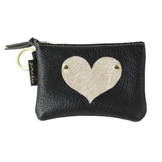 The "Kara" up-cycled leather heart coin purse....SO CUTE!!