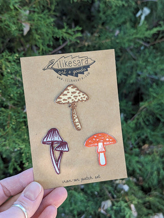 Mushroom 3-pack Patches