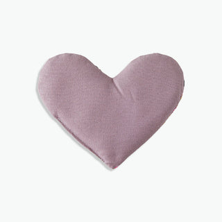 Relaxing Lavender x Flax Seed Spa Heart Pillow - Pink / Green