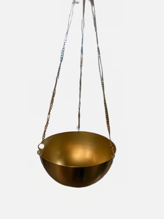 Gold Hanging Planter