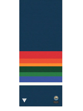 Crater Lake Yoga Mat by Pendleton - Holt x Palm -  Elevate your fitness routine with this lightweight, cushioned yoga mat in an exclusive Pendleton pattern. It features a soft ridged top with a firmer ridged bottom for sure grip on any surface. Durably constructed from high-quality PER (polymer environmental resin) and eco-friendly materials that are free of phthalate, latex and heavy metals. Designed in Portland, Oregon. 24"W x 72"L; 5mm thick 2½" lbs. Wipe clean Imported