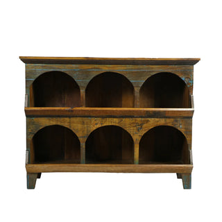 Arched Cubby Cabinet - Holt x Palm -  Store your stuff in style with this Cubby Cabinet! Perfectly sized cubbies make organizing your belongings easy, while the sturdy wood construction guarantees a long life. Put your stuff away and make room for clutter-free relaxation! (Plus, it looks divine!) 48'' x 16'' x 36'