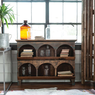 Arched Cubby Cabinet - Holt x Palm -  Store your stuff in style with this Cubby Cabinet! Perfectly sized cubbies make organizing your belongings easy, while the sturdy wood construction guarantees a long life. Put your stuff away and make room for clutter-free relaxation! (Plus, it looks divine!) 48'' x 16'' x 36'