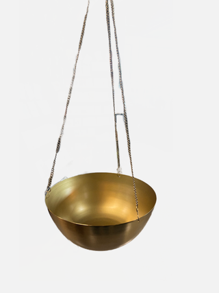 Gold Hanging Planter