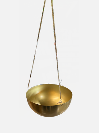 Gold Hanging Planter