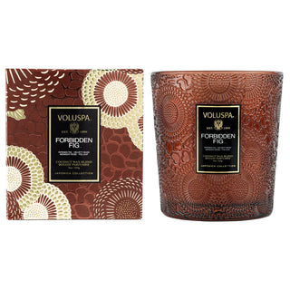 Forbidden Fig Glass Candle by Voluspa