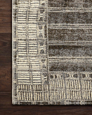 Mika Distressed Charcoal rug by Loloi