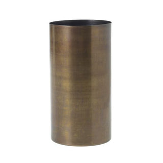 Lincoln Vase - Holt x Palm -  Metal vase with a brass finish, making this vase perfect for the most beautiful arrangement. 4" x 7.5"