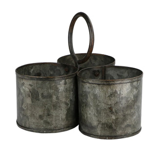 Gardener Plant Starter - Triple - Holt x Palm -  You have three plants that need a home? Look no further! This triple plant holder with the perfect amounts of rustic charm is perfect! Fits a total of 3 4" plants or smaller.