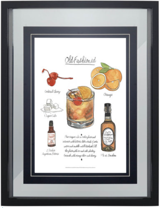 Old Fashion Framed Artwork - Holt x Palm -  Artist Mccavitt, Naomi Serve up some sophistication with our stylish Old Fashioned Framed Artwork! Hang this conversation-starter in your home and let the good times roll! Enjoy this cocktail-inspired art of a classic recipe, making every sipping experience that much more sophisticated! Cheers! Product Size (Inches) 21.5L x 1.6W x 25.5H Weight 12.20 lbs