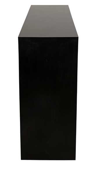 Arched Mahogany Hand Rubbed Black Console - Holt x Palm -  Love this piece! It's architectural...modern...sexy....will bring the drama to any space. Dimensions (in): 59W x 14D x 32H Weight (lbs): 116Material: Mahogany and VeneerFinish: Hand Rubbed Black