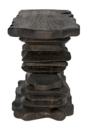 Stacked Mindi Rustic Modern Console - Holt x Palm -  Dimensions (in): 88W x 23D x 32HWeight (lbs): 326Material: Wire Brushed Mindi