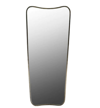 Soho Dressing Mirror - SM - Holt x Palm -  23'' x 1½'' x 52'' Reflect your personal style with a distinct decorative accent that combines a sleek, modern silhouette with a vintage patina. Our distinct Soho mirror is made from quality glass in an iron frame, with an antique brass finish.