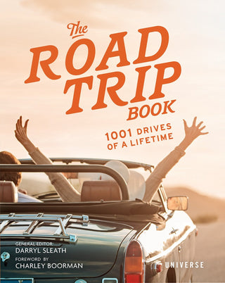 THE ROAD TRIP BOOK - Holt x Palm -  The world’s superlative road trips—scenic, thrilling, and memorable—in both natural and urban settings.For anyone who has fallen under its spell, a car represents freedom and adventure. For decades, the American tradition of the road trip has been bound up with the idea of new possibilities and new horizons. This book is an indispensable guide to the most beautiful, breathtaking, extraordinary, and fun road trips the world has to offer.