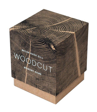 Woodcut Memory Game - Holt x Palm -  If there is, indeed, nothing lovelier than a tree, artist Bryan Nash Gill reminds us why. This fun memory game based on his best-selling book, Woodcut, offers twenty-six distinctive woodcut prints (fifty-two pairs) nested in a handsome keepsake box. The arboreal rings come to life in exquisite detail to challenge your mind and beautify your table.