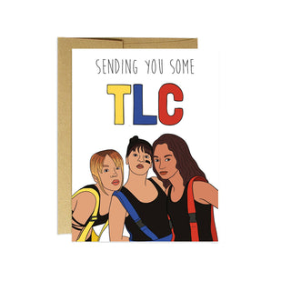 Sending You Some TLC | Everyday Greeting Card - Holt x Palm -  This card really hits the spot when you need to send a little love... Blank inside. A2 size: 4.25" x 5.5". Printed on matte white card stock. Comes with kraft envelope, cellophane sleeve.