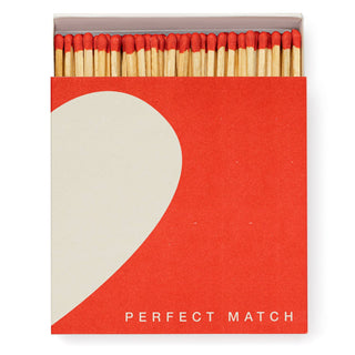 Perfect Match  Matchbox - Holt x Palm -  A Perfect Match. Stuck as what to get that special someone in your life? Then we would humbly like to suggest a matchbox! Light up your love life with Perfect Match! This vintage-cool heart-shaped matchbox contains awesome matches that won’t miss - every one is a perfect match! Spread the flame of romance in your life today!