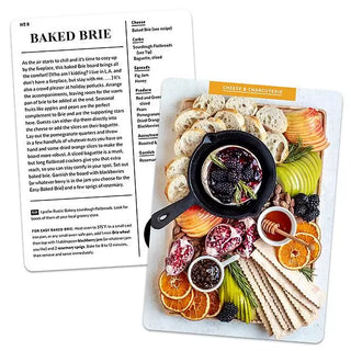 CHEESE BOARD DECK - Holt x Palm -  Think of Roulette but for cheese boards! This deck offers you a variety of ideas to step up your next gathering with amazing charcuterie art. People will be unsure if they can touch the edible artwork you create after using these cards.